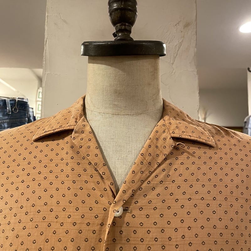 50s〜 Golden Needle Manhattan オープンカラーシャツ ボックスシルエ