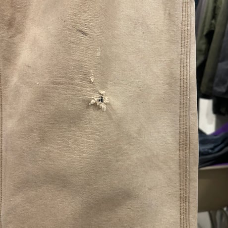 carhartt　ダック地　ペインターパンツ　USA製　カーハート　ブラウン　雰囲気系　34×33　(S4501)