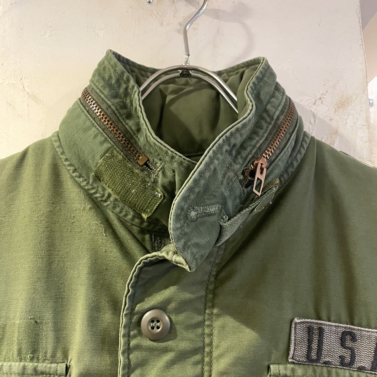 80s US ARMY M-65 Field Jacket ブラスジップ 3rdタイプ M65...