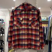 70s PENDLETON L/S ウールシャツ USA製 Size M ペンドルトン (S4