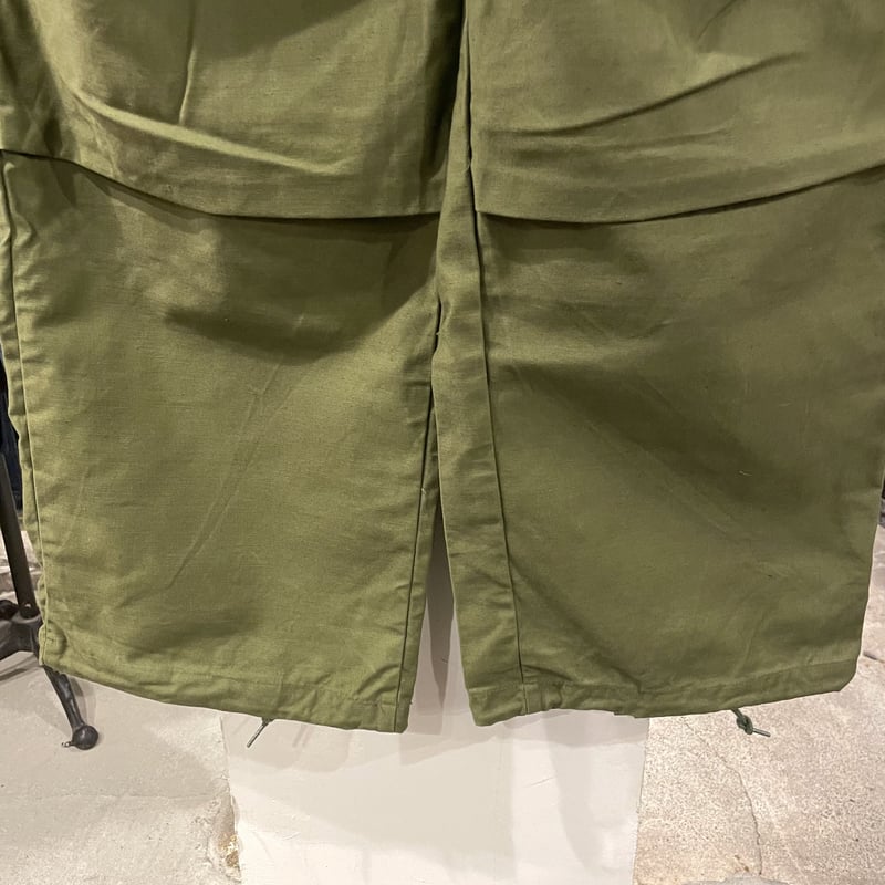 60s US ARMY M65 FIELD PANTS DEAD STOCK GRIPPER 