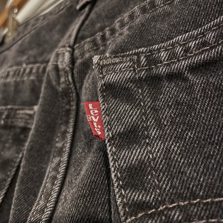 90s　Levis 517　ブーツカットデニム　ブラック　32×32　USA製　リーバイス　フレアパンツ　(S2990)