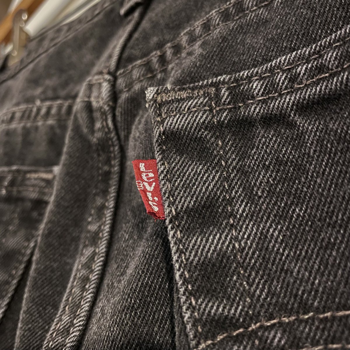 90s Levis 517 ブーツカットデニム ブラック 32×32 USA製 リーバイス フ...