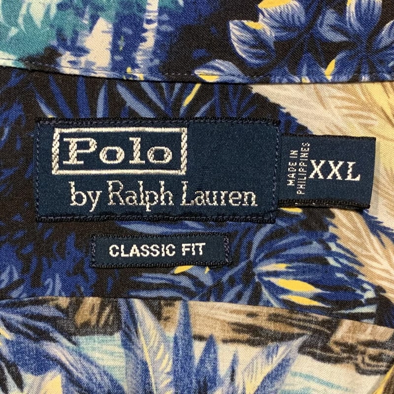 90s Polo by Ralph Lauren S/Sアロハシャツ ラルフローレン オープン