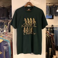 80s　FRUIT OF THE LOOM　ショートスリーブTシャツ　DEAD STOCK　スカル　ダンス　©︎TRSF　USA製　(S2492)
