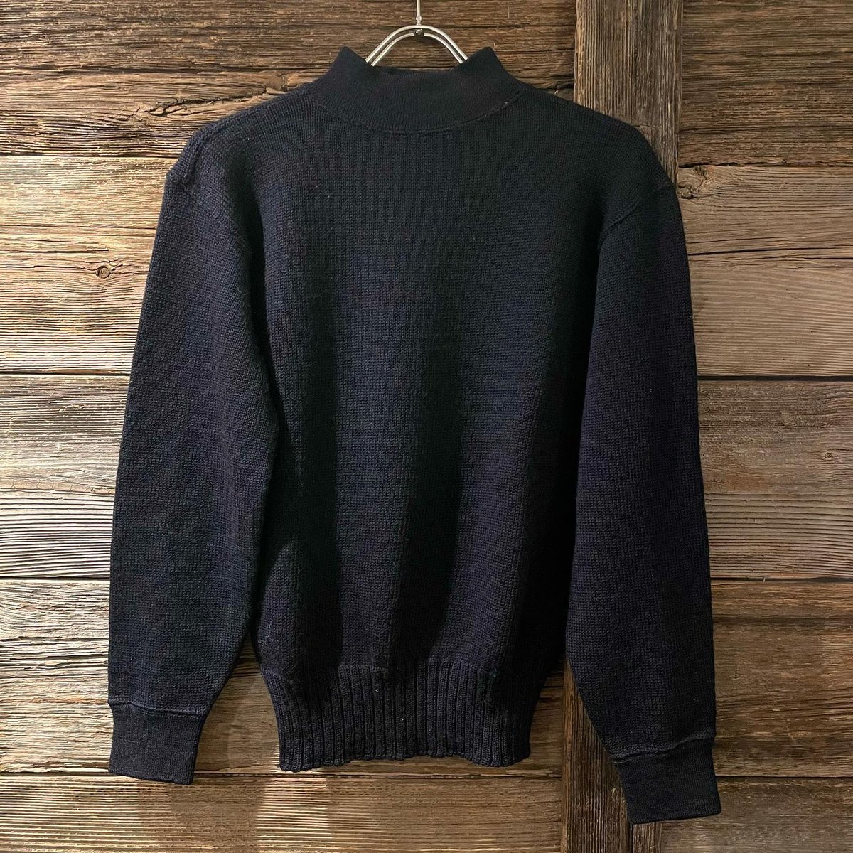 US NAVY GOB SWEATER 1950s ゴブセーター 濃紺 モックネックセーター 