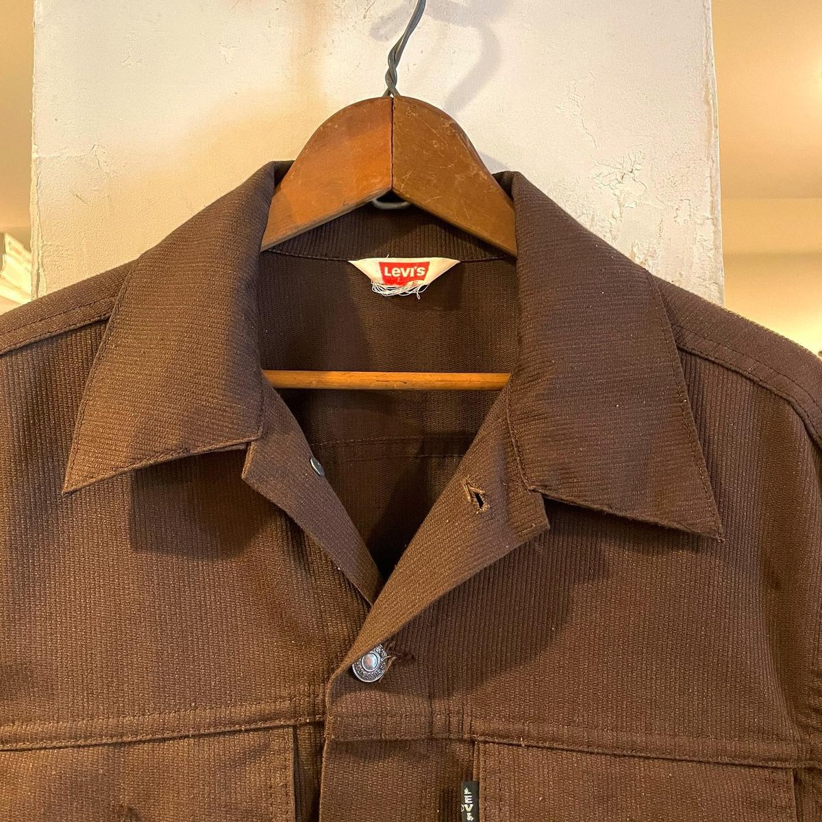 LEVI'S 70505 ピケジャケット 黒タブBigE ボタン裏529 70s LEVI'S 70505 ピケジャケット 黒タブBigE ボタン裏529 70s