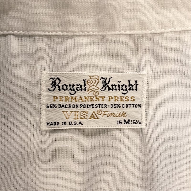 60s Royal Knight S/S Vintage Shirt ボックスシルエット PE