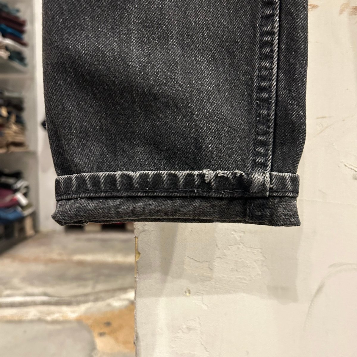 90s Levi's 550 0260 リーバイス ブラックデニムパンツ 28×33 USA製...