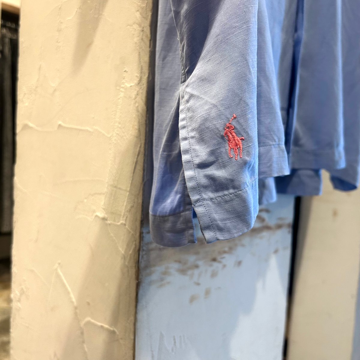 90s Polo by Ralph Lauren CALDWELL S/Sオープンカラーシャツ