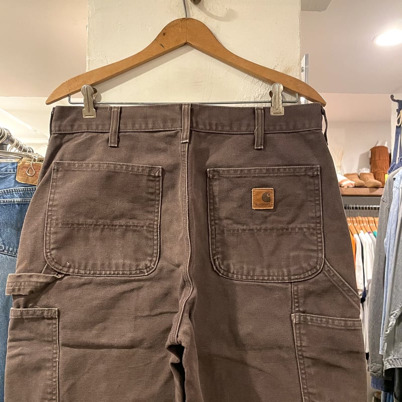 人気絶頂 carhartt ダブルニーペインターパンツ DKB ダークブラウン 神