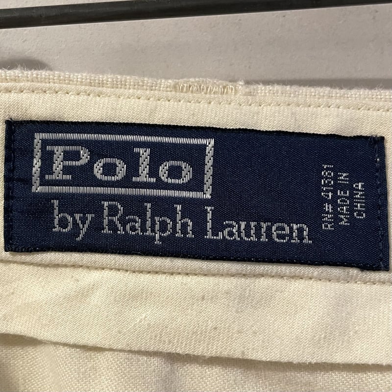 POLO by Ralph Lauren リネン ワイドパンツ 生成り linen