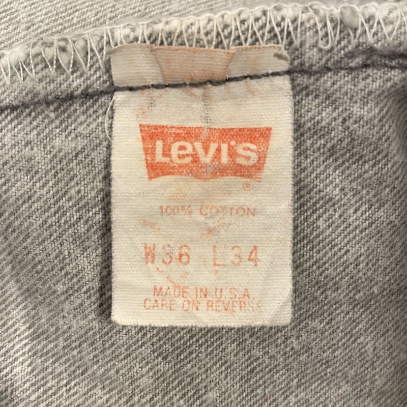 Levi's 501-0661 80年代 カラーデニム ケミカルウォッシュ USA製 1987