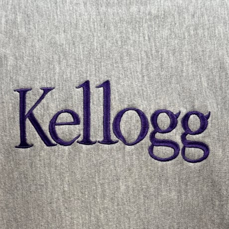 90s　Champion　リバースウィーブ　Reverse Weave　Size L　Kellogg　刺繡タグ　チャンピオン　(S5379)