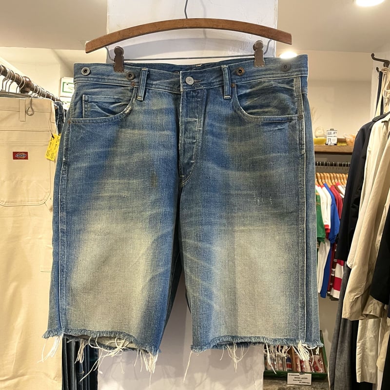Ralph Lauren カットオフデニムパンツ DEAD STOCK USED加工 Ralph Lauren カットオフデニムパンツ DEAD STOCK USED加工