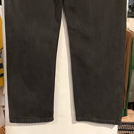 90s　Levi's 505 0260　リーバイス　ブラックデニムパンツ　35×29½　USA製　1999年　(S3820)