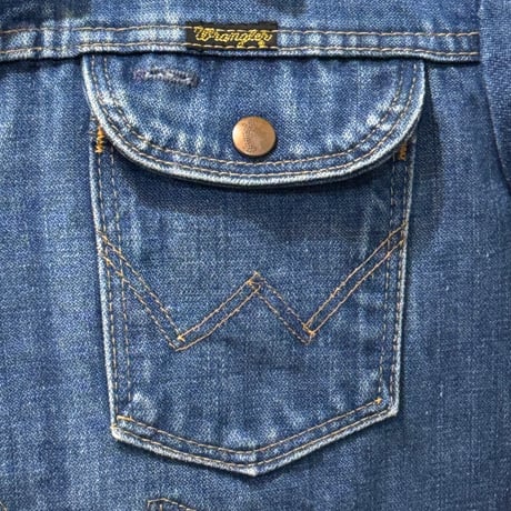 80s　Wrangler　126MJ　デニムジャケット　USA製　Size 38　ラングラー　(S5318)