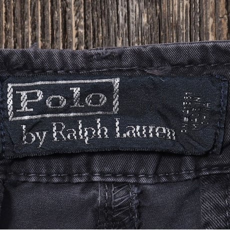 POLO RALPH LAUREN　M-65TYPE　ミリタリータイプ　紺　コットン　カーゴパンツ　ラルフローレン　(Y0075)