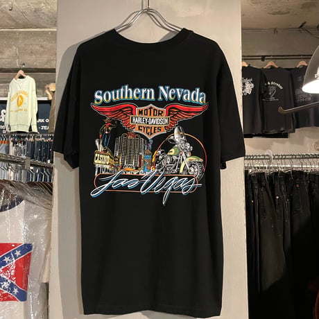 90s　HARLEY-DAVIDSON　S/S Tシャツ　ハーレーT　USA製　Size XL　©1992　(S4911)