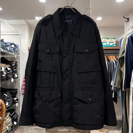 POLO RALPH LAUREN　ミリタリージャケット　M-51　Size XXL　ポロ ラルフローレン　ブラック　ビッグサイズ　(S4885)