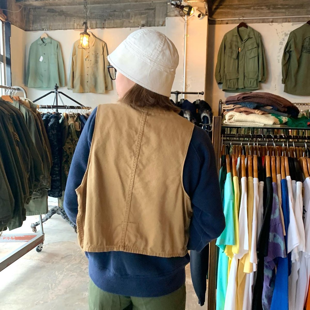 70s SEARS Sports wear シアーズ ハンティングベスト USA製 (S215 70s SEARS Sports wear シアーズ ハンティングベスト USA製 (S215