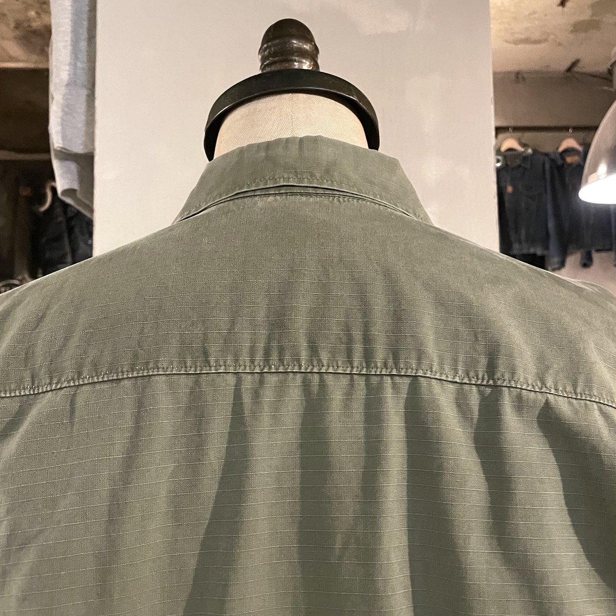 60s US ARMY ジャングルファティーグジャケット4th リップストップ US ARMY ジャングルファティーグジャケット 4th リップストップ