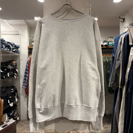 90s　Champion　リバースウィーブ　Reverse Weave　Size XL　WISCONSIN　染み込みプリント　青タグ　チャンピオン　(S5226)