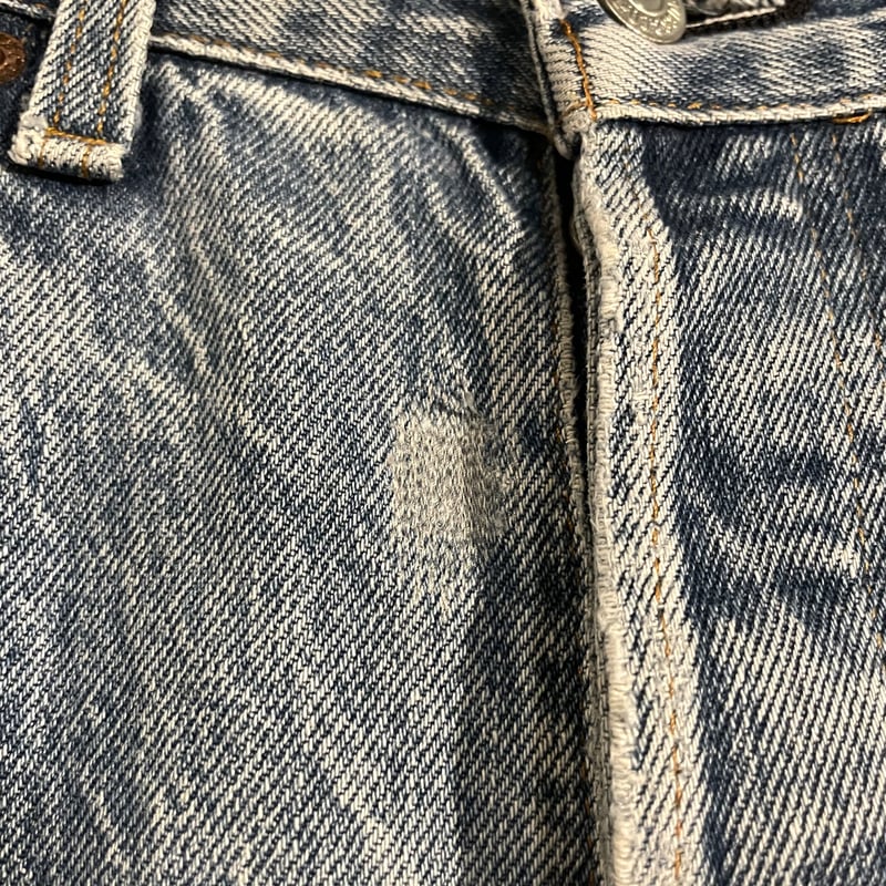 80s Levi's 501 デニムパンツ 31×31½ 黒カン 内股シングル 裾チェーン ...