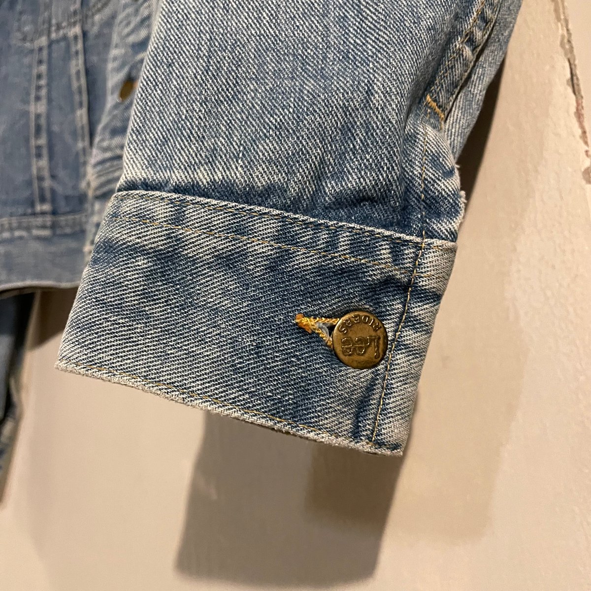 BEYONDEXX Lee デニムジャケット 38 LEE リー 80〜 90年代 USA製 220-J PATD -153438 デニムジャケット