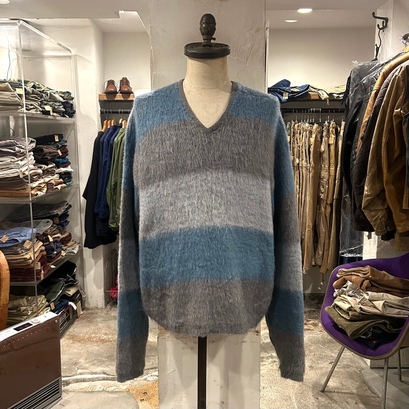 60s jantzen モヘアニット ジャンセン MOHAIR 65% WOOL 35% Vネ 60s jantzen モヘアニット ジャンセン MOHAIR 65% WOOL 35% Vネ