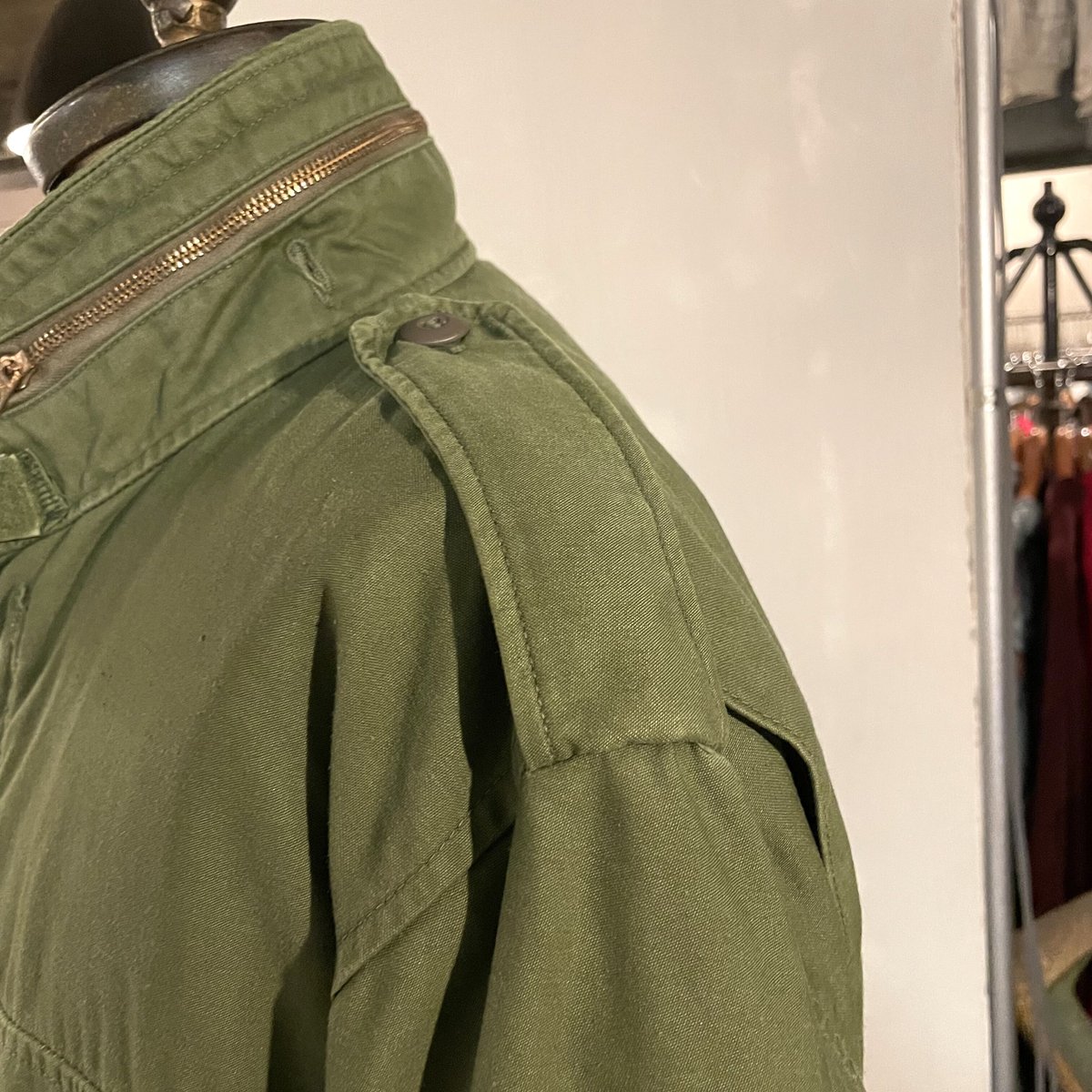 70s US ARMY M-65 Field Jacket バックステンシル 3rdタイプ ブ