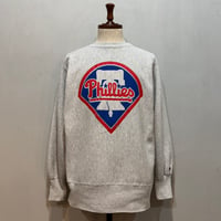 90s　Champion　リバースウィーブ　Reverse Weave　USA製　Size L　MLB　Phillies　刺繡タグ　チャンピオン　(S4964)