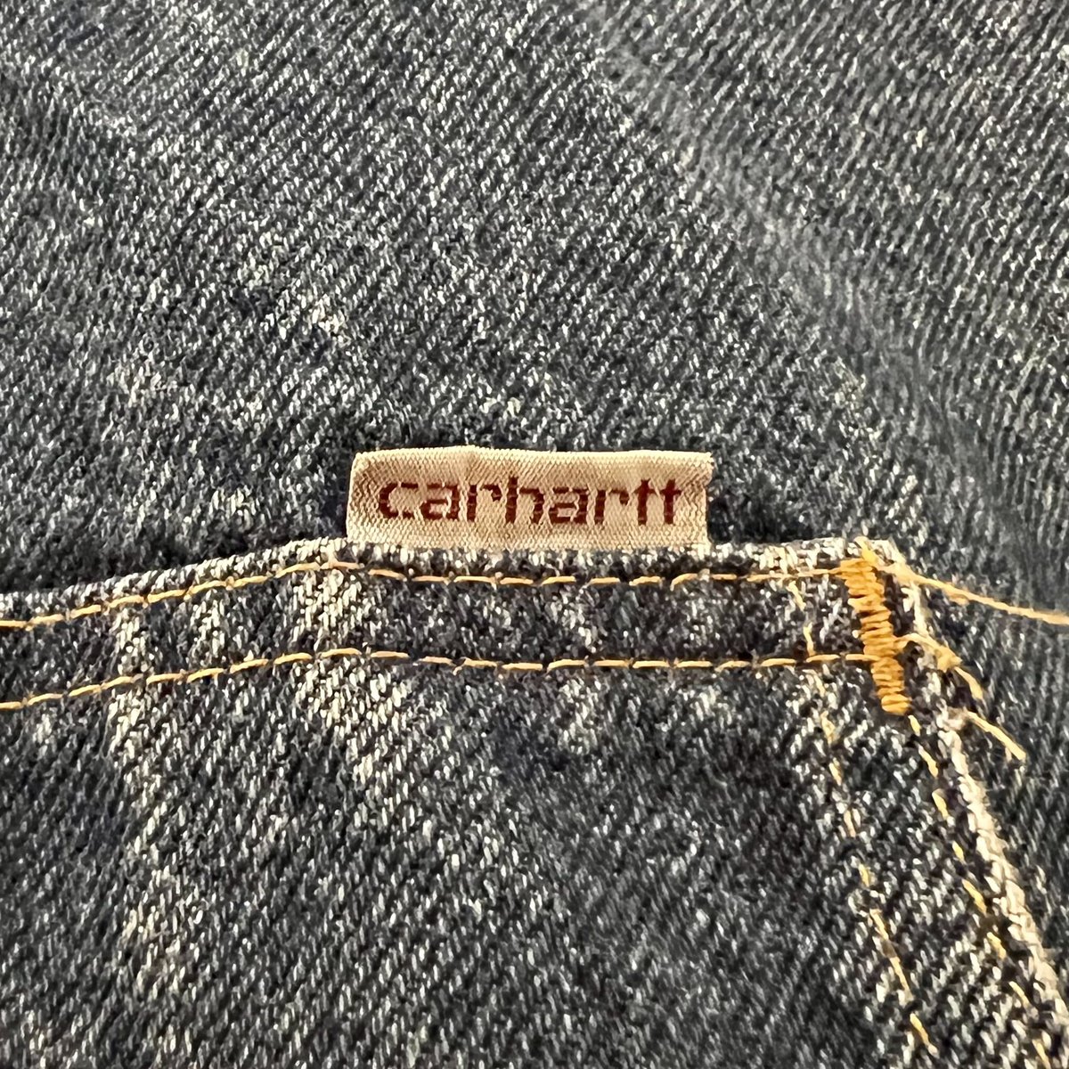 80s Carhartt アクティブジャケット カーハート デニム地 ワーク 80s Carhartt アクティブジャケット カーハート デニム地 ワーク