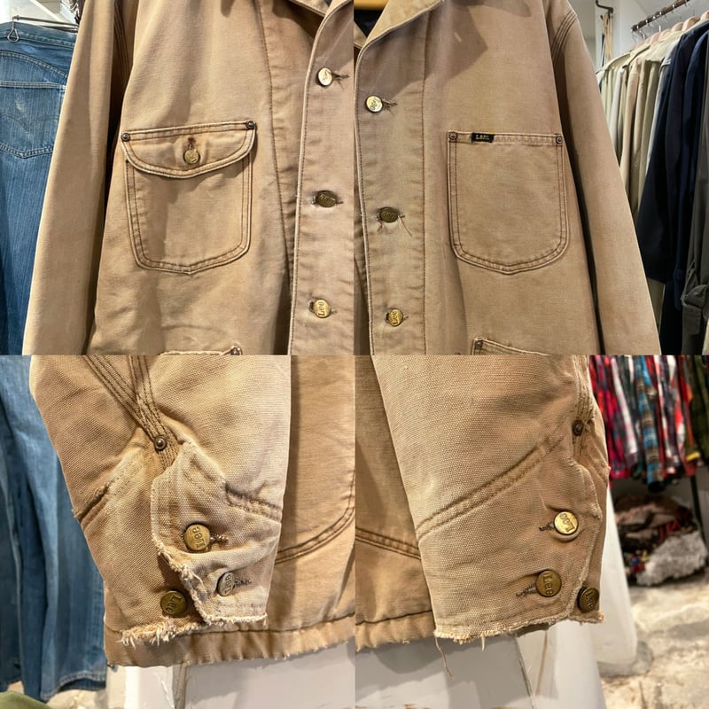 Lee 70s USA製 ダック地 カバーオール ブランケットライナー Lee 70s USA製 ダック地 カバーオール ブランケットライナー