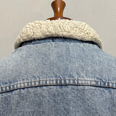 80s　Levi’s　デニム ボアジャケット　USA製　Size 42 　リーバイス　(S5305)