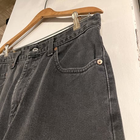 90s　Levi's 505　リーバイス　ブラックデニムパンツ　32×31　カナダ製　(S3818)