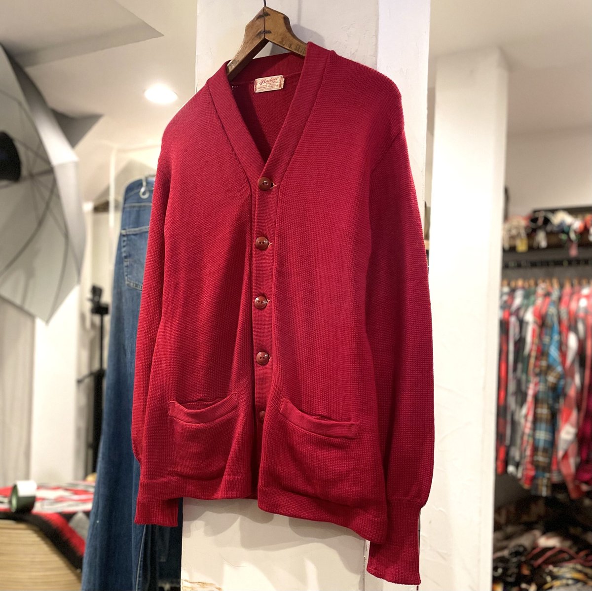 Badger 40s- Vintage Lettered Cardigan ヴィンテージレター