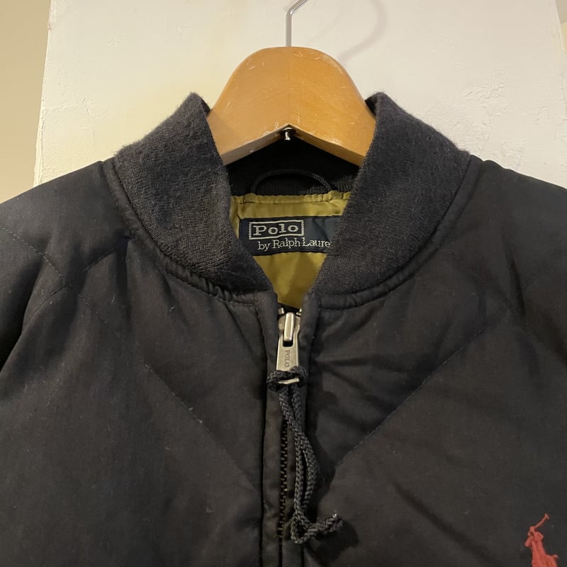 POLO RALPH LAUREN 90s キルティングダウンジャケット 黒 ラルフ POLO RALPH LAUREN 90s キルティングダウンジャケット 黒 ラルフ
