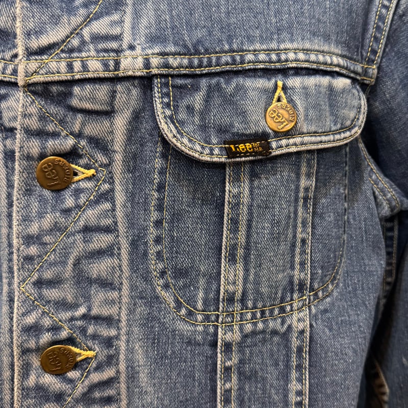 70s Lee 101-J VINTAGE DENIM JACKET USA製 Size 40
