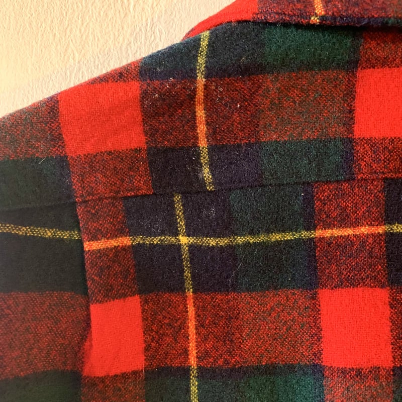 70s PENDLETON Vintage Wool Shirt ウールシャツ USA製 オー