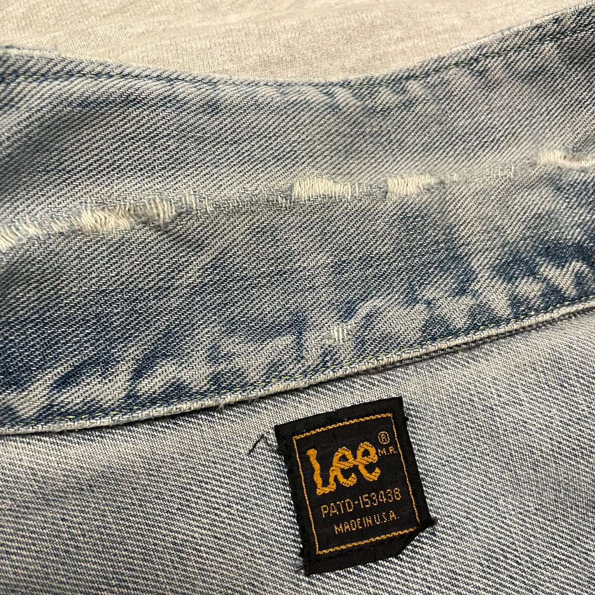 Lee デニムジャケット 70s アメリカ製 70s Lee × TEREX × GM 220-J Size 42 デニムジャケット USA