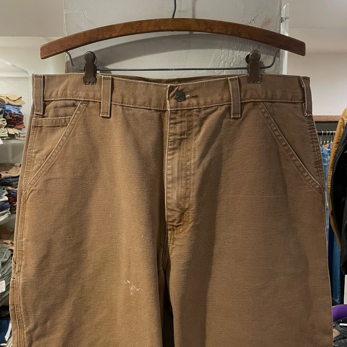 carhartt ダック地 ペインターパンツ カーハート ブラウン 34×35