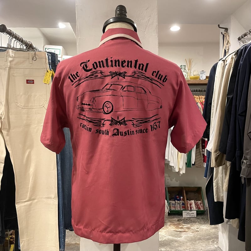 70s King Louie USA製 ボーリングシャツ sizeM フロッキー