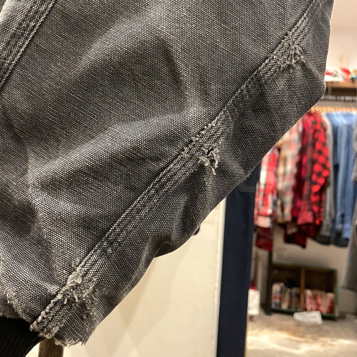 80s Carhartt サンタフェジャケット ダック地 ブラック USA製 80s Carhartt サンタフェジャケット ダック地 ブラック USA製