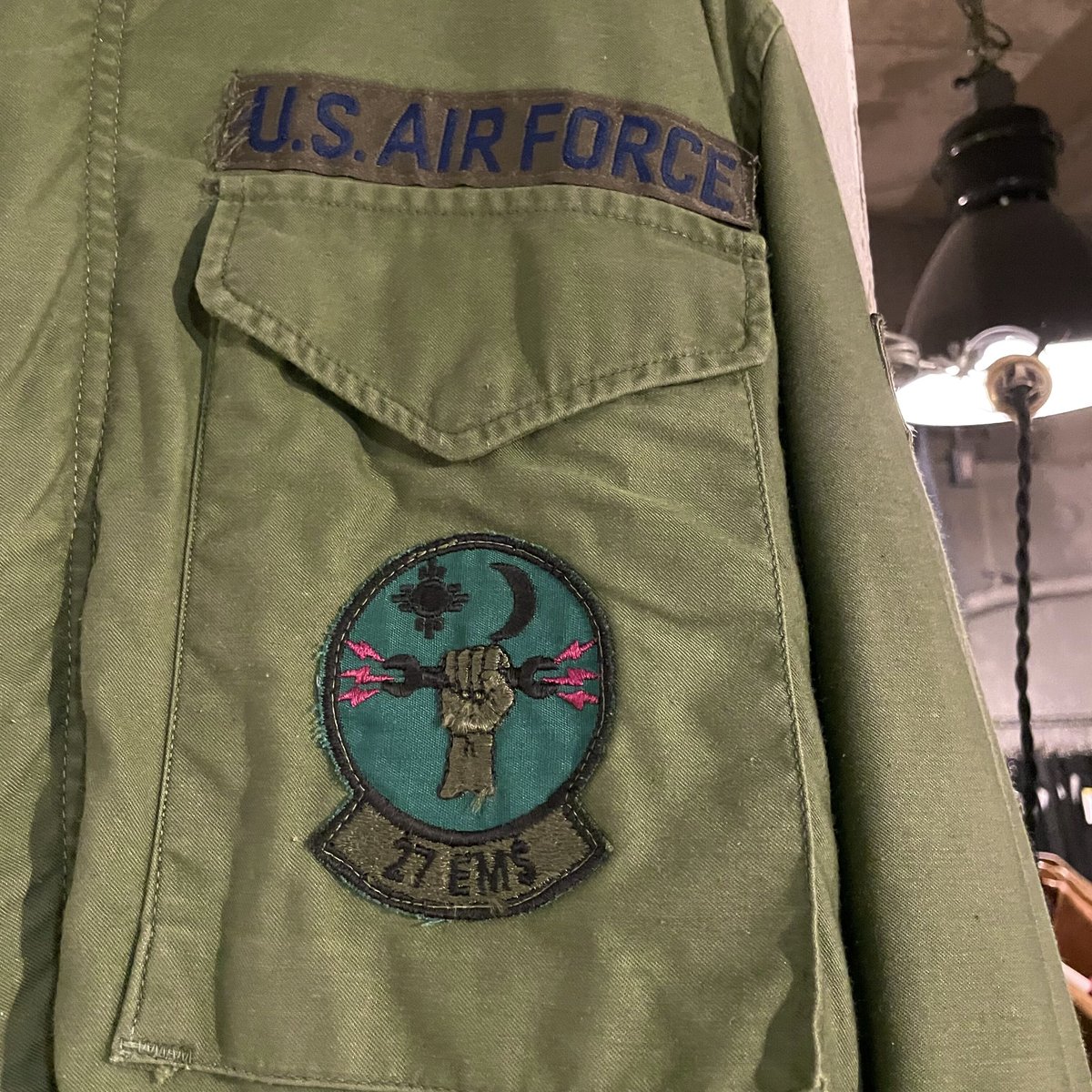 70s US AIR FORCE M-65 Field Jacket グレーライナー 3rdタ...