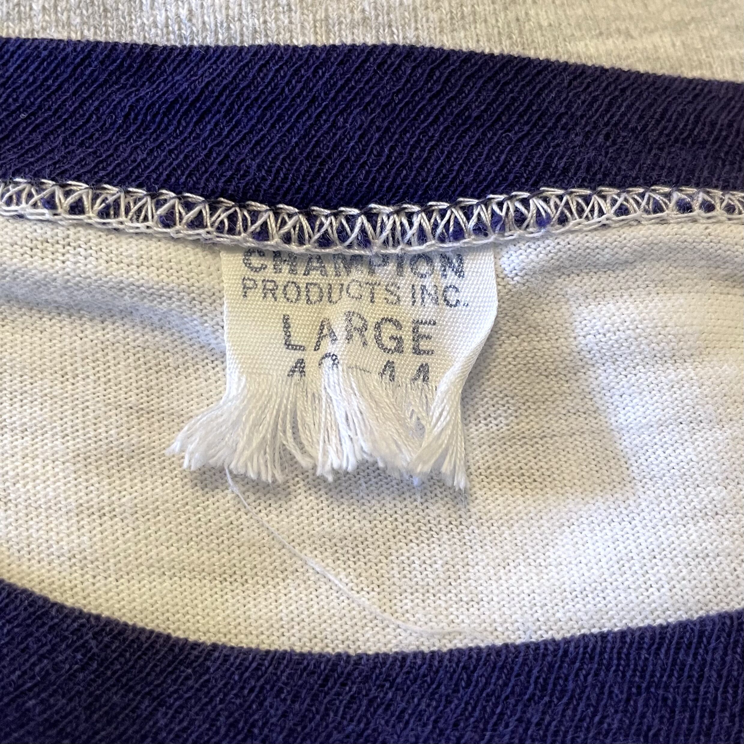 60s Champion S/S ヴィンテージTシャツ 染み込みプリント USA製 BALT