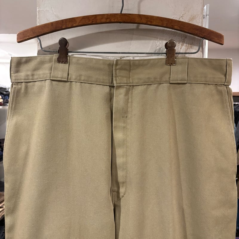 80s USA製 Dickies ディッキーズ ワークパンツ 茶 36×32 80's Dickies Brown Work Pants W34 80年代 ディッキーズ