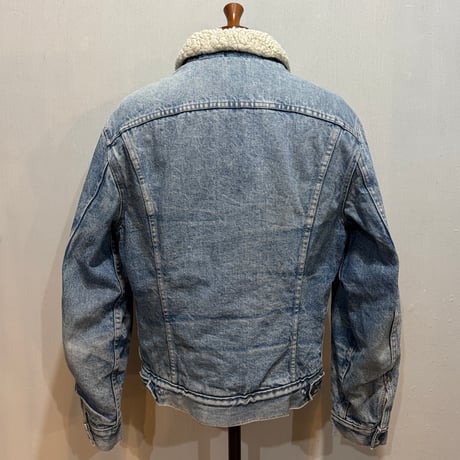 80s　Levi’s　デニム ボアジャケット　USA製　Size 42 　リーバイス　(S5305)