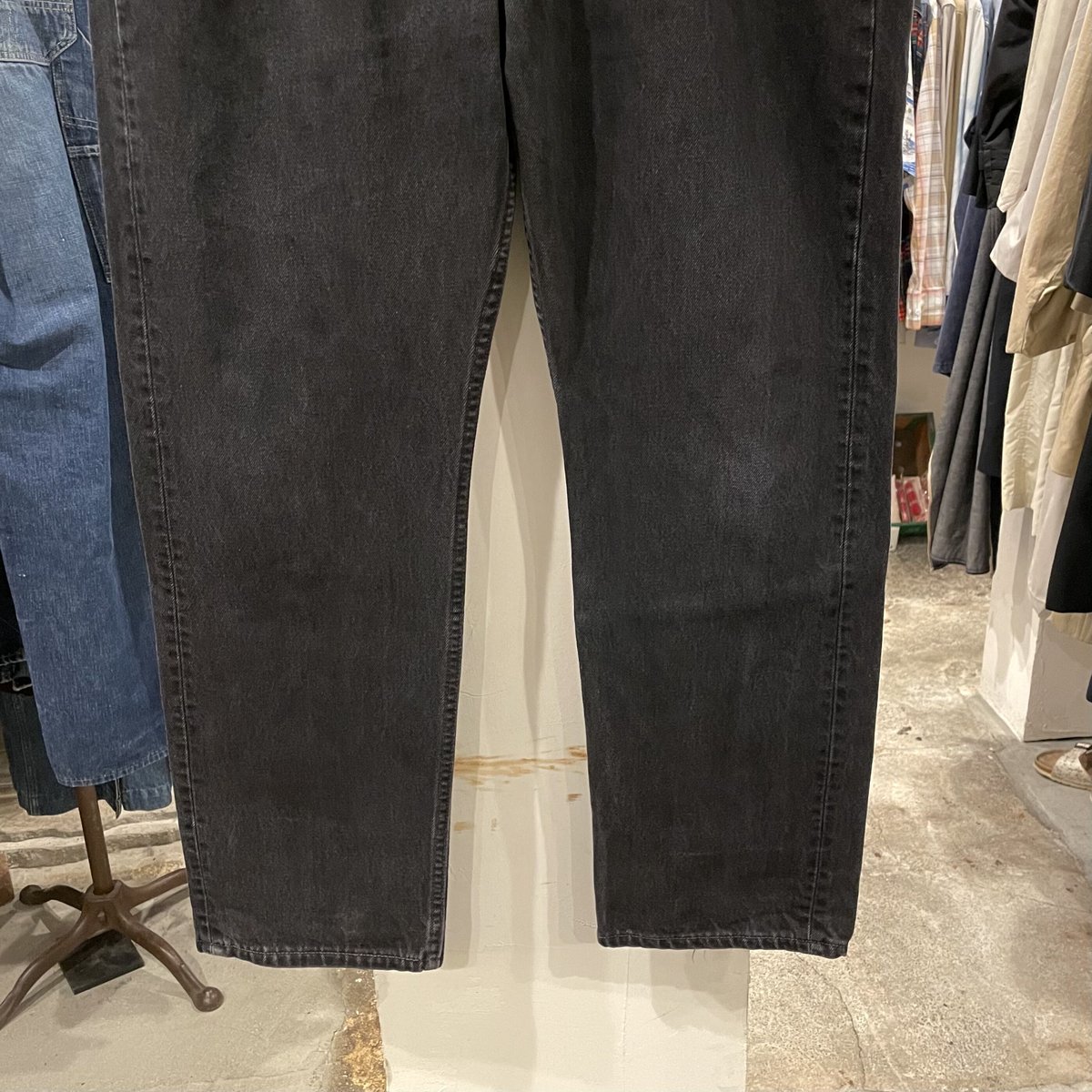 Levi's 501 後染めブラックデニム ボタン裏553 USA製 2002年