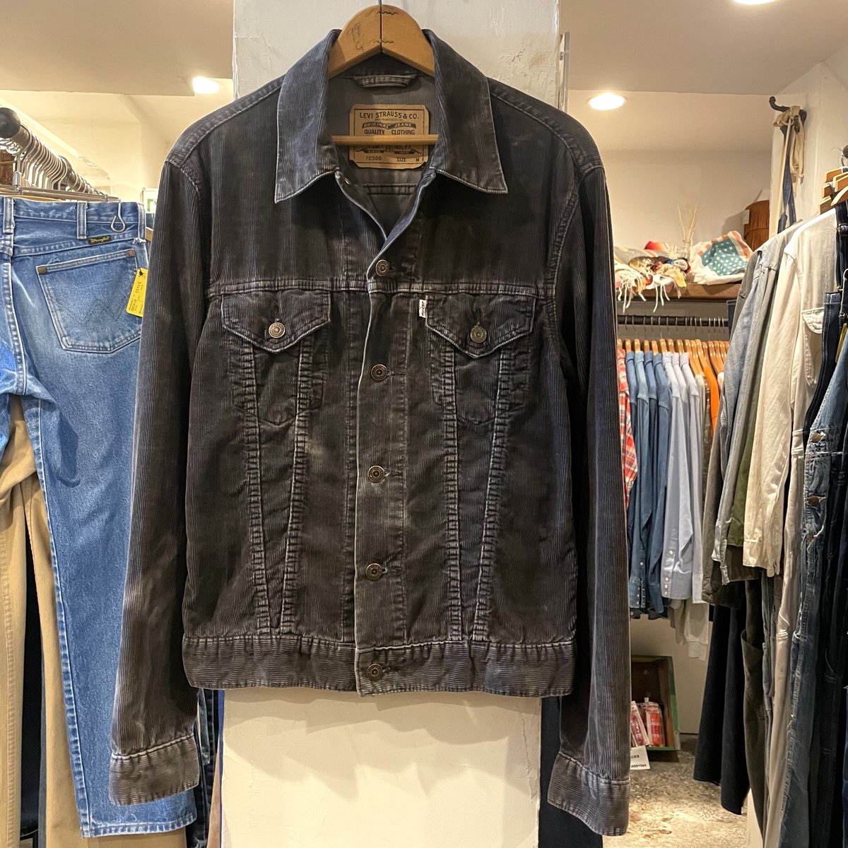 00s リーバイス 70500 コーデュロイ ボア ジャケット S オリーブ 00s リーバイス 70500 コーデュロイ ボア ジャケット S オリーブ